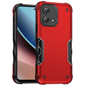 Motorola Moto G Stylus 5G (2023) Exquisite Tough Hybrid Case - Red