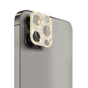 Apple iPhone 13 (6.1) / iPhone 13 mini (5.4) Diamond Camera Lens Protector Cover - Gold