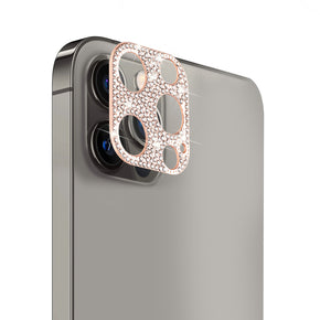 Apple iPhone 13 (6.1) / iPhone 13 mini (5.4) Diamond Camera Lens Protector Cover - Rose Gold