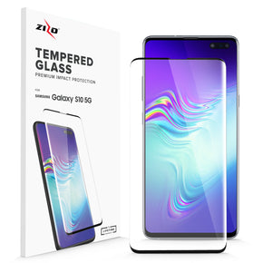 SAMSUNG GALAXY S10 5G - FULL COVERED EDGE TO EDGE - 0.33MM TEMPERED GLASS SCREEN PROTECTOR