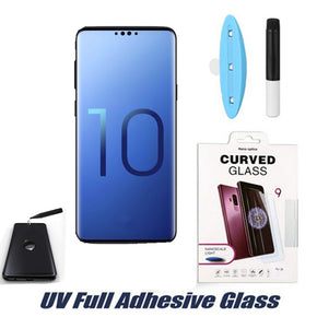 Samsung Galaxy S10 UV Liquid Tempered Glass Screen Protector Combo - Clear
