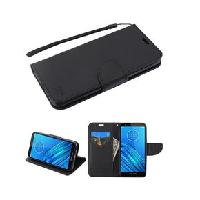Motorola Moto E6 Crossgrain Series MyJacket Wallet Case