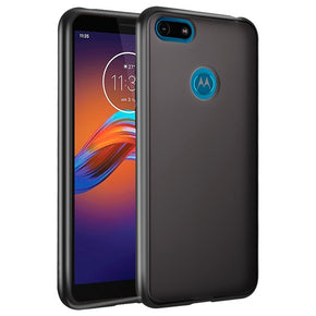 Motorola Moto E6 Play Transparent Smoke Frosted Hybrid Protector Cover