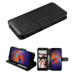 Motorola Moto E6 Play Element Series Wallet Case - Black