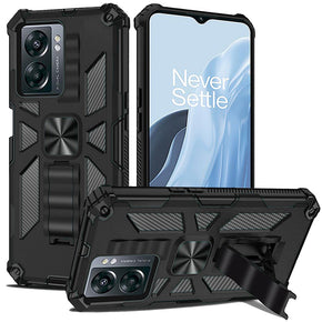 OnePlus Nord N300 5G Rockstar Machine Case (with Built-in-Magnetic Plate) - Black