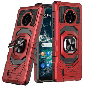Nokia C200 Robotic Hybrid Case (with Magnetic Ring Stand) - Red