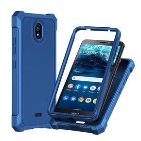 Nokia C200 Shell Matte Finish Hybrid Case - Blue