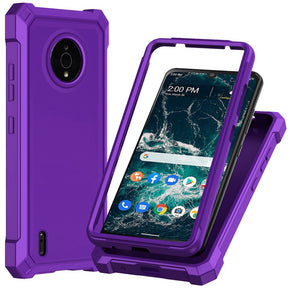 Nokia C200 Shell Matte Finish Hybrid Case - Purple