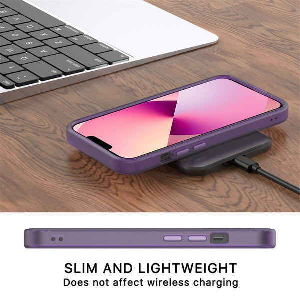 Apple iPhone 13 (6.1) Shade Series Hybrid Case - Purple Apple iPhone 13 (6.1) Shade Series Hybrid Case - Purple