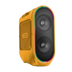 Sonic Z4 Portable Wireless Bluetooth Speaker [Color-Changing LEDs][Includes Microphone] - Amber