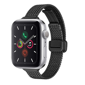 Apple Watch 38/40/41mm Business Look Magnetic Metal Watch Band - Black