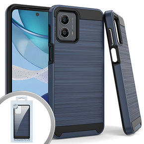 Motorola Moto G 5G (2023) BC Brushed Metal Hybrid Case - Blue