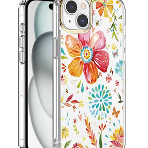 Apple iPhone 13 Pro Max (6.7) IMD Design Clear Case - Blowball Flower