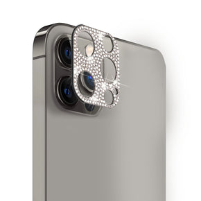 Apple iPhone 14 Pro Max (6.7) / iPhone 14 Pro (6.1) Diamond Camera Lens Protector Cover - Black