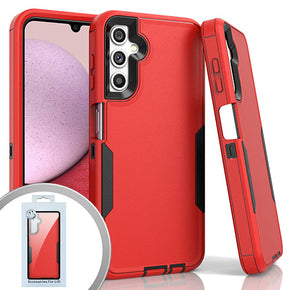 Samsung Galaxy A15 5G Slim Dual-Tone Hybrid Case - Red