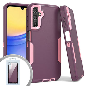 Samsung Galaxy A15 5G Slim Dual-Tone Hybrid Case - Purple