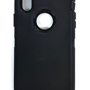 Apple iPhone XR Heavy Duty Holster Combo Case (with Logo Cutout)