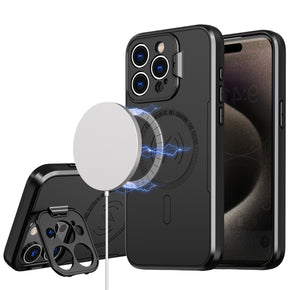 Apple iPhone 11 (6.1) Magsafe Camera Cover Matte Hybrid Case - Black