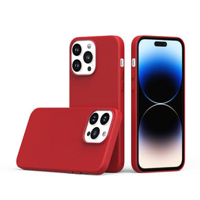 Apple iPhone 15 Pro Max (6.7) Silicone Case - Red