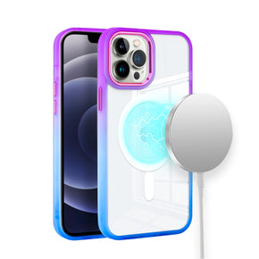 Apple iPhone 15 Plus (6.7) Magsafe Radiant Two Tone Hybrid - Purple / Blue