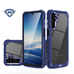 Samsung Galaxy A15 5G METKASE Ultimate Transparent Hybrid Case - Blue