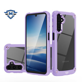 Samsung Galaxy A15 5G METKASE Ultimate Transparent Hybrid Case - Purple