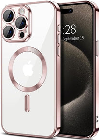 Apple iPhone 16 Pro (6.3) Magsafe Silicone Hybrid Case - Rose Gold