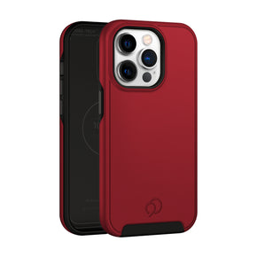 Apple iPhone 15 Pro (6.1) Nimbus9 Cirrus 2 Case [with Built-in Magnetic Plate] - Crimson Red