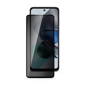 Motorola Moto G 5G (2022) / Moto G 5G (2023) Full Cover Privacy Tempered Glass Screen Protector - Black