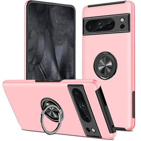 Google Pixel 8 CHIEF Oil Painted Hybrid Case (with Magnetic Ring Stand) - Pink