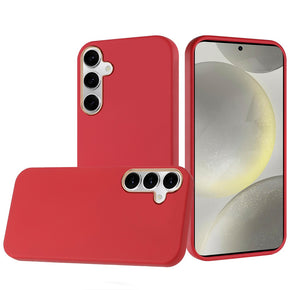 Samsung Galaxy S25 Plus Classy Chrome Lens Hybrid Case - Red