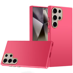 Samsung Galaxy S25 Ultra Classy Chrome Lens Hybrid Case - Hot Pink