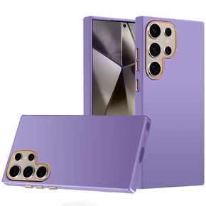 Samsung Galaxy S25 Ultra Classy Chrome Lens Hybrid Case - Purple