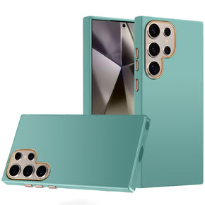 Samsung Galaxy S25 Ultra Classy Chrome Lens Hybrid Case - Teal