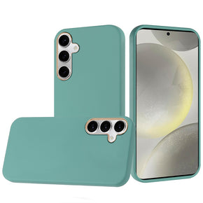 Samsung Galaxy S25 Classy Chrome Lens Hybrid Case - Teal