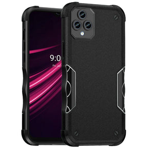 T-Mobile REVVL 6 5G Exquisite Tough Hybrid Case - Black