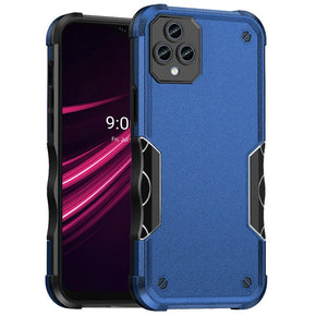 T-Mobile REVVL 6 5G Exquisite Tough Hybrid Case - Blue
