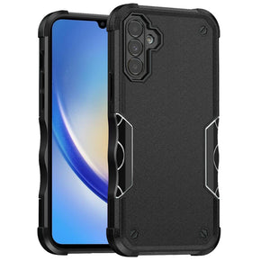 Samsung Galaxy A15 5G Exquisite Tough Hybrid Case - Black