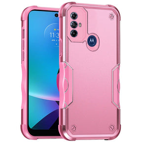 Motorola Moto G Play (2023) Exquisite Tough Hybrid Case - Pink