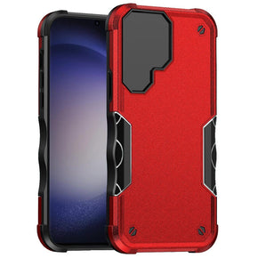 Samsung Galaxy S24 Ultra Exquisite Tough Hybrid Case - Red