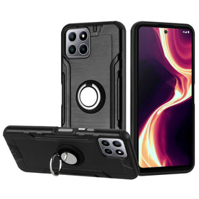Boost Celero 5G Plus (2023) Ultra Strong Hybrid (with Ring Stand) Case - Black