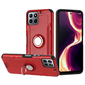 Boost Celero 5G Plus (2023) Ultra Strong Hybrid (with Ring Stand) Case - Red