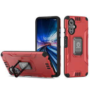 Boost Celero 3 Strong Tough Metallic (with Kickstand) Hybrid Case - Red