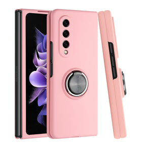 Samsung Galaxy Z Fold5 CHIEF Oil Painted Hybrid Case (with Magnetic Ring Stand) - Pink