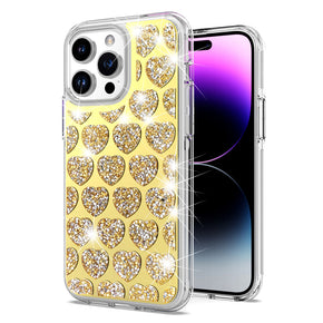 Apple iPhone 11 (6.1) Bling Hybrid Case - F