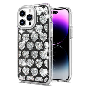 Apple iPhone 11 (6.1) Bling Hybrid Case - H