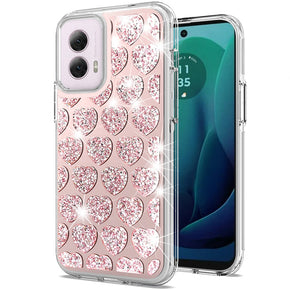 Motorola Moto G 5G (2024) Bling Hybrid Case - E