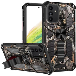 Samsung Galaxy A54 5G Machine Hybrid Case (with Magnetic Kickstand) - Army Camo