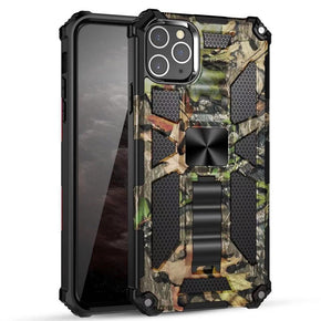Apple iPhone 12 / 12 Pro (6.1) Machine Hybrid Case (with Magnetic Kickstand) - Camo Jungle