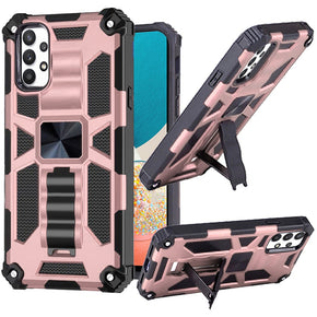 Samsung Galaxy A53 5G Machine Hybrid Case (with Magnetic Kickstand) - Rose Gold